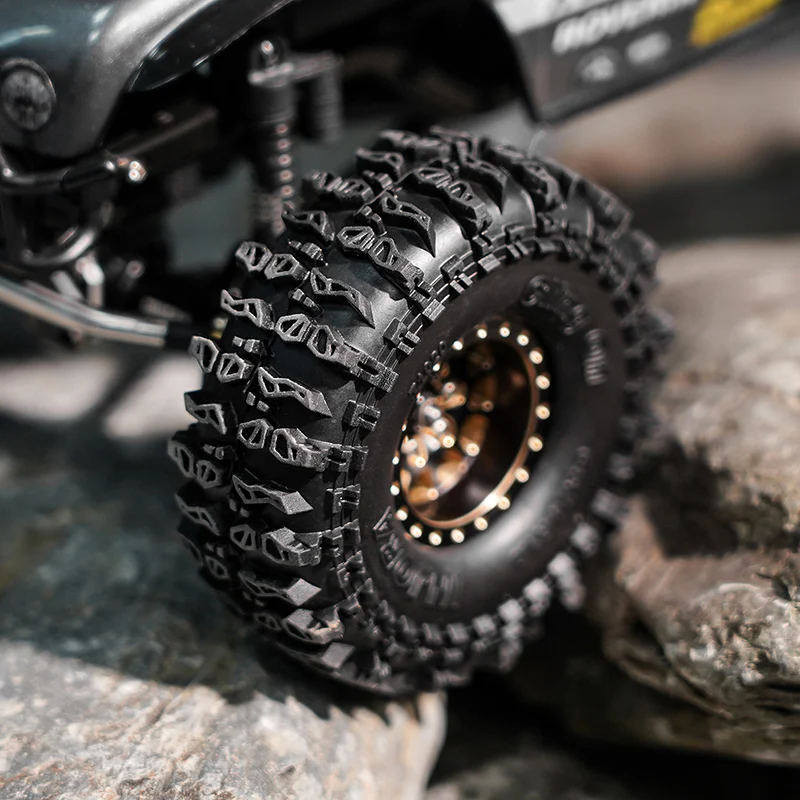 INJORA 1.0" 64*24mm Cling On Tires (T1020) (4) - Image 9