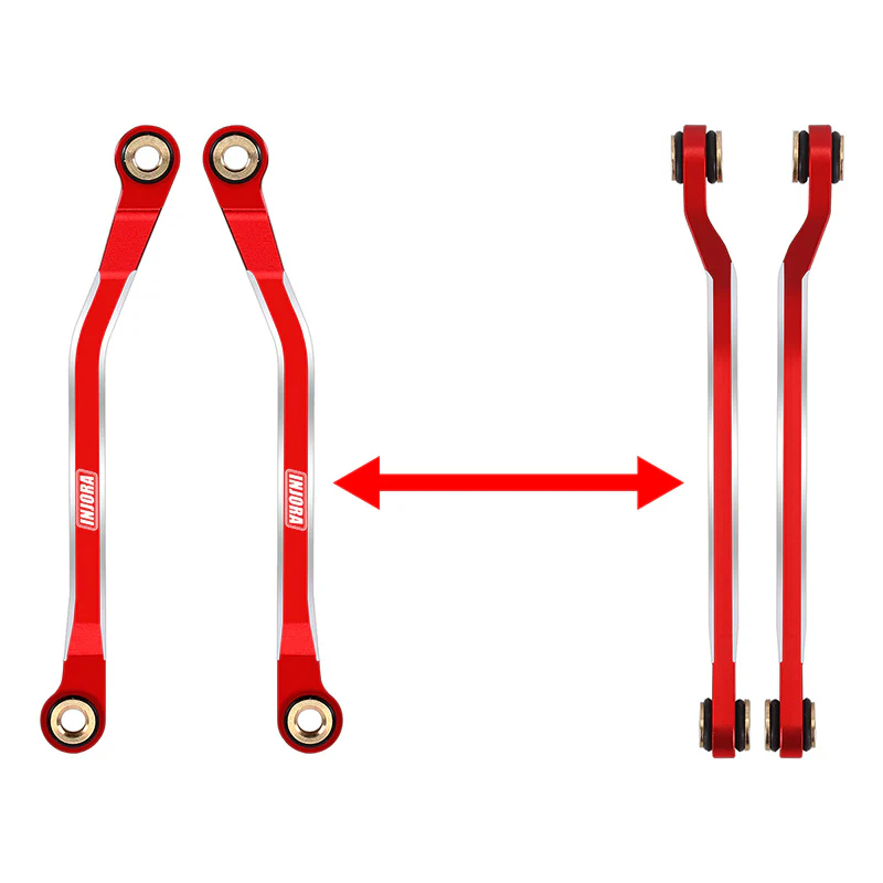 INJORA CNC Aluminum High Clearance Links Set for 1/18 TRX4M High Trail K10 F150 (4M-73) - Image 10