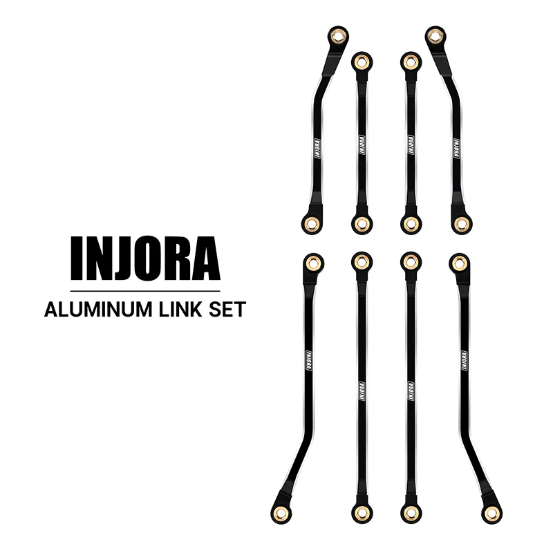 INJORA CNC Aluminum High Clearance Links Set for 1/18 TRX4M High Trail K10 F150 (4M-73) - Image 3