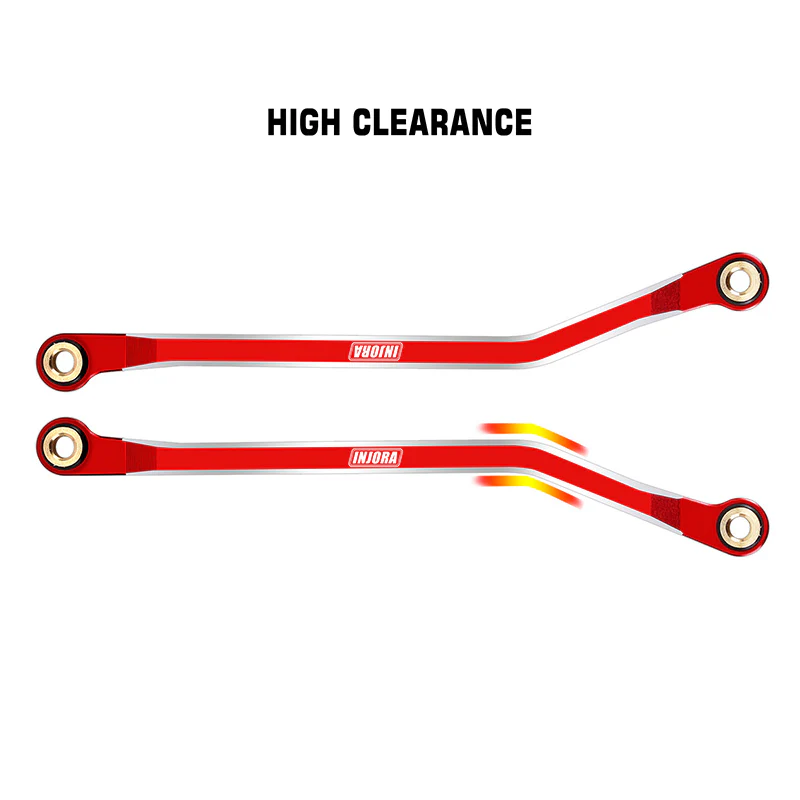 INJORA CNC Aluminum High Clearance Links Set for 1/18 TRX4M High Trail K10 F150 (4M-73) - Image 9