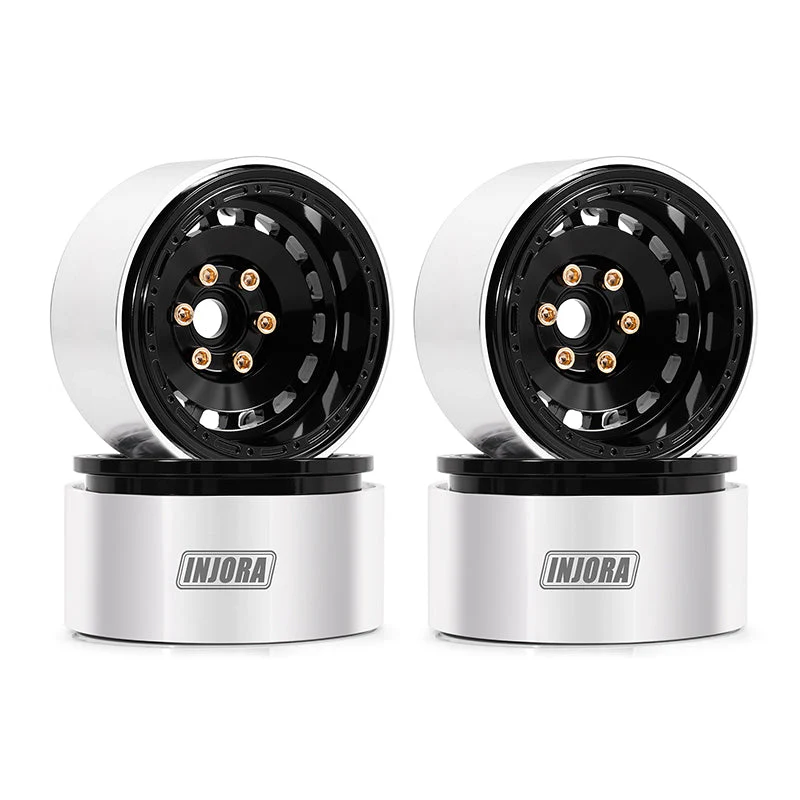 INJORA 1.9" CNC Aluminum -10mm Offset Wheels for 1/10 RC Crawlers (W1903) - Image 19