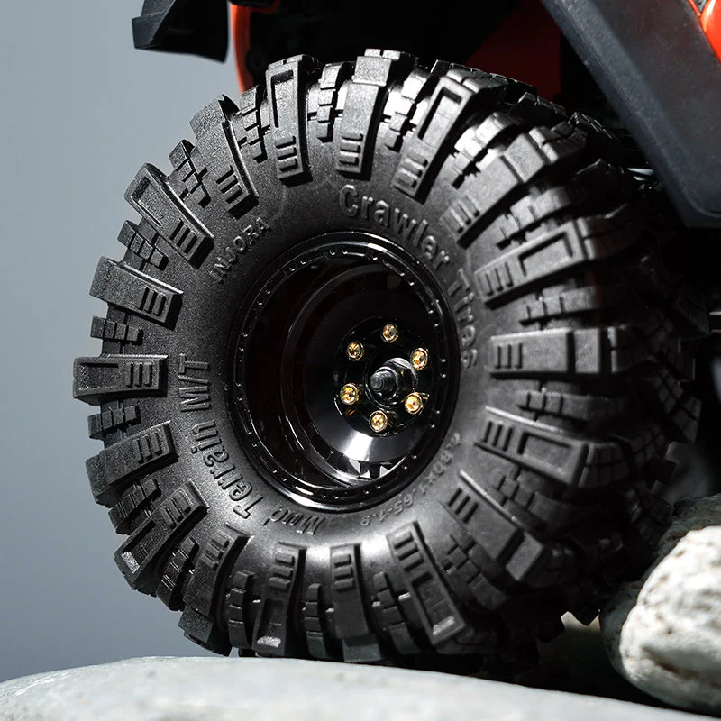 INJORA 1.9" CNC Aluminum -10mm Offset Wheels for 1/10 RC Crawlers (W1903) - Image 24