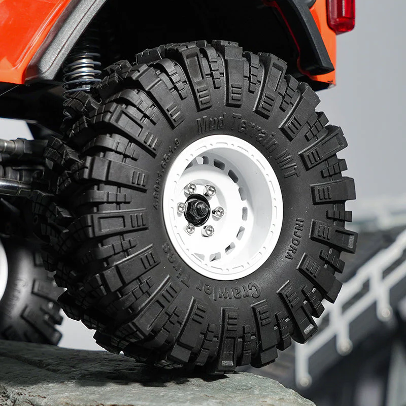 INJORA 1.9" CNC Aluminum -10mm Offset Wheels for 1/10 RC Crawlers (W1903) - Image 6