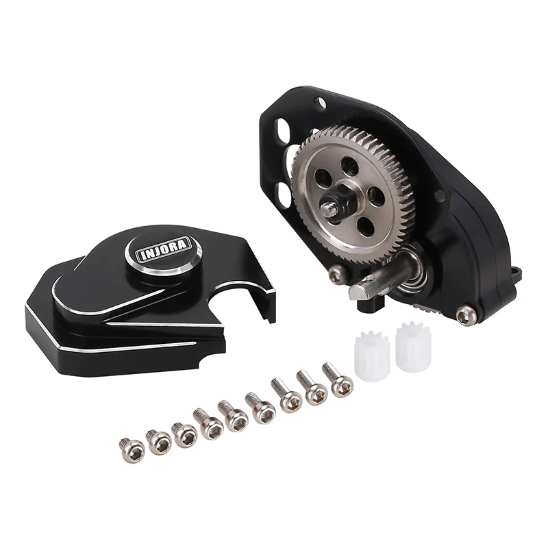 INJORA CNC Aluminum Complete Transmission Gearbox for Axial SCX24 AX24 - Image 2