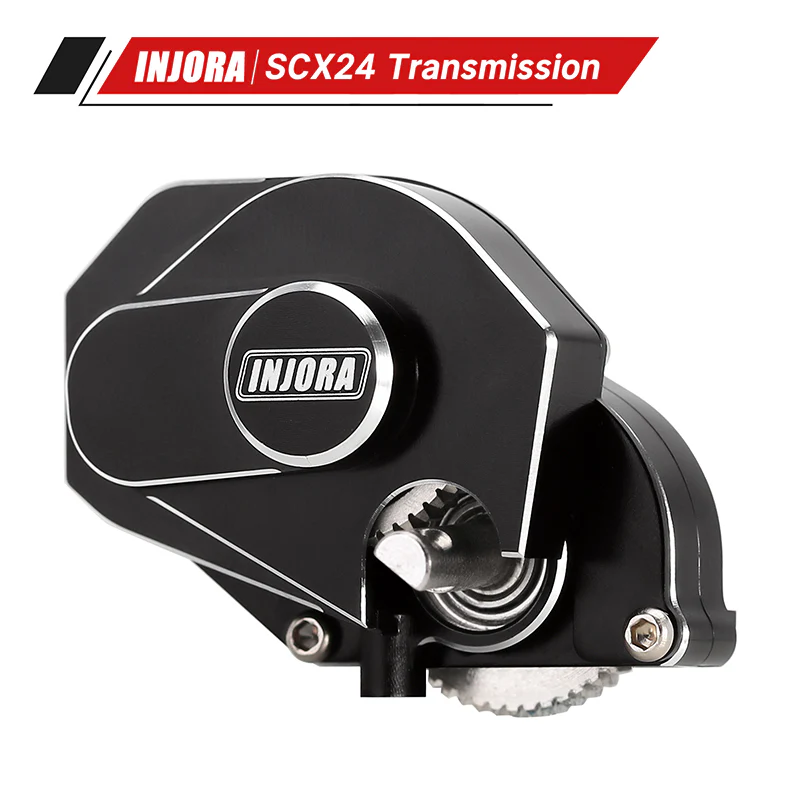 INJORA CNC Aluminum Complete Transmission Gearbox for Axial SCX24 AX24 - Image 3