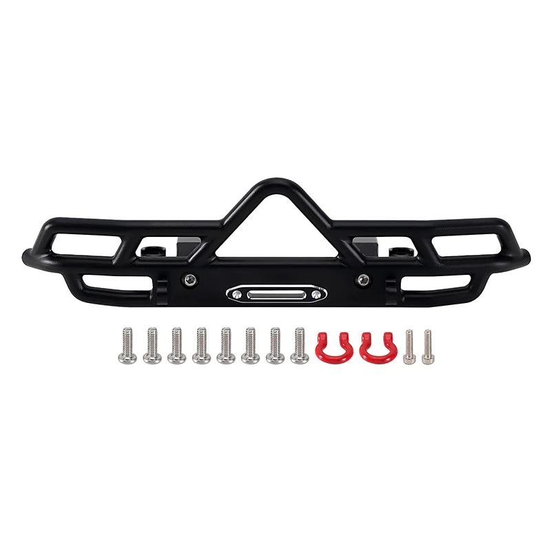 INJORA CNC Aluminum Front Rear Bumper for 1/18 FMS FCX18 LC80 - Image 5
