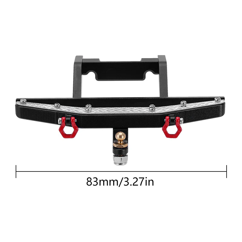 INJORA CNC Aluminum Front Rear Bumper for 1/18 TRX4M Defender (4M-41) - Image 13