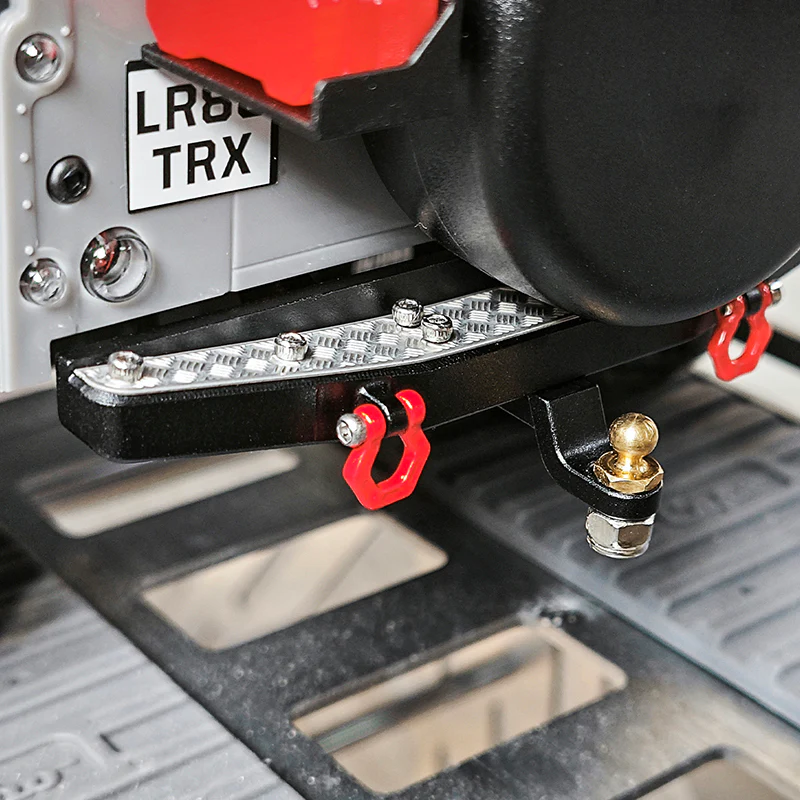 INJORA CNC Aluminum Front Rear Bumper for 1/18 TRX4M Defender (4M-41) - Image 6