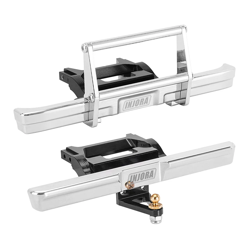 INJORA CNC Aluminum Front Rear Bumper for 1/18 TRX4M High Trail K10 - Image 2