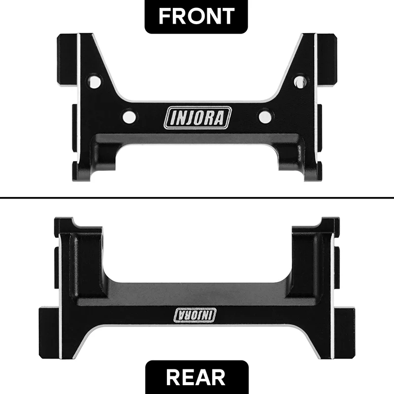 INJORA CNC Aluminum Front Rear Bumper Mount for 1/18 TRX4M Defender Bronco (4M-75) - Image 3