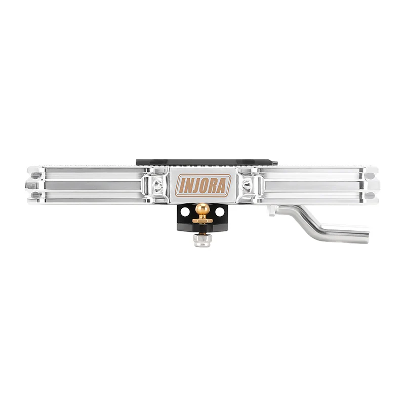 INJORA CNC Aluminum Front Rear Bumper with Dual Exhaust for 1/18 TRX4M High Trail F150 - Image 13
