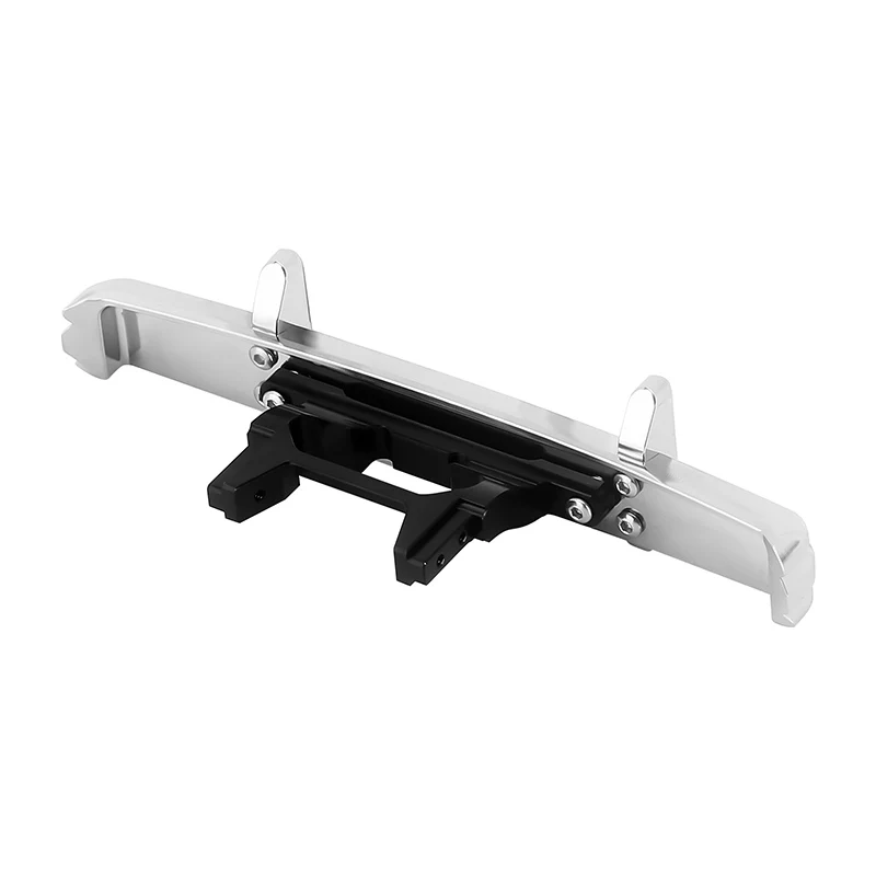 INJORA CNC Aluminum Front Rear Bumper with Dual Exhaust for 1/18 TRX4M High Trail F150 - Image 6