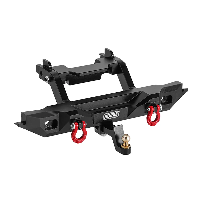 INJORA CNC Aluminum Front Rear Bumper with Lights for 1/18 TRX4M Defender (4M-88) - Image 10