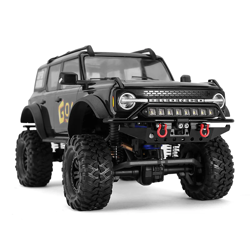 INJORA CNC Aluminum Front Rear Bumpers V2 for 1/18 TRX4M Bronco (4M-43) - Image 10