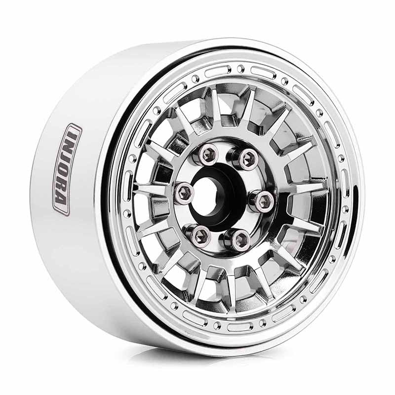 INJORA 1.9" CNC Aluminum Multi-spoke Wheels for 1/10 RC Crawlers (W1902) - Image 13