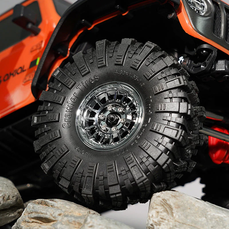 INJORA 1.9" CNC Aluminum Multi-spoke Wheels for 1/10 RC Crawlers (W1902) - Image 15