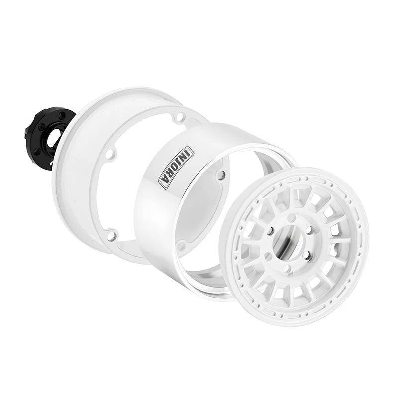 INJORA 1.9" CNC Aluminum Multi-spoke Wheels for 1/10 RC Crawlers (W1902) - Image 3