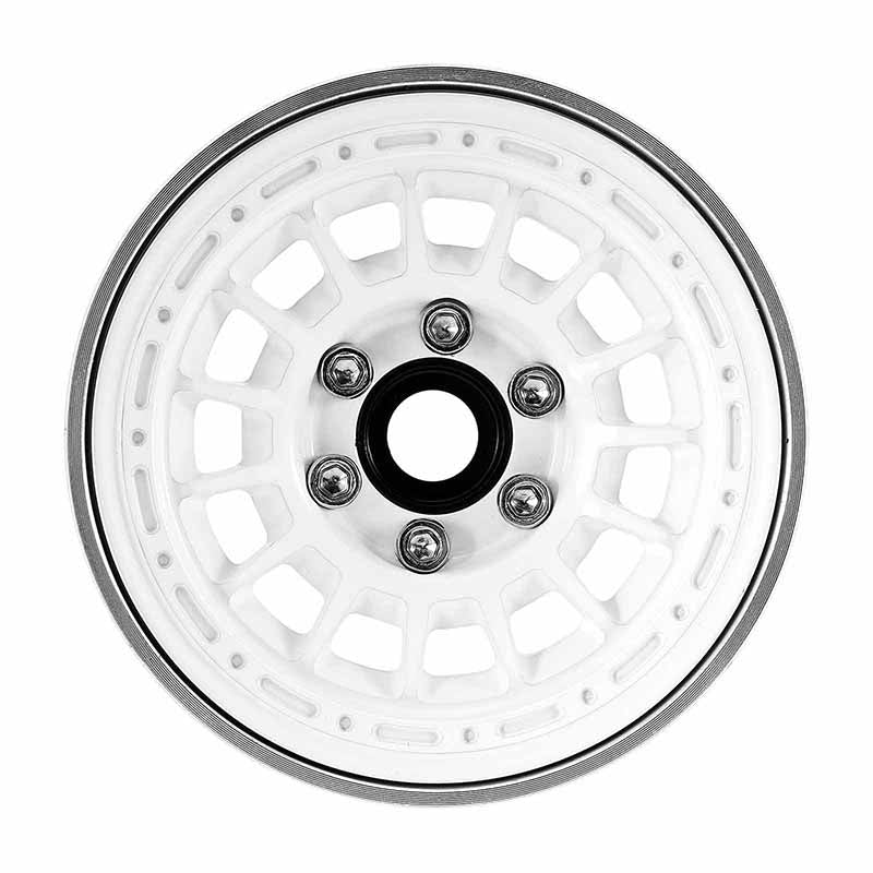 INJORA 1.9" CNC Aluminum Multi-spoke Wheels for 1/10 RC Crawlers (W1902) - Image 7