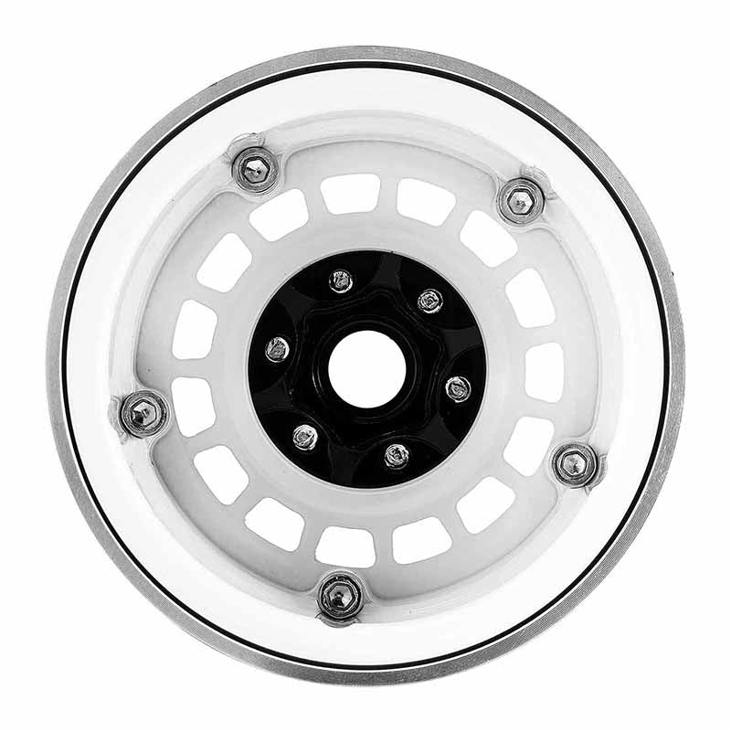 INJORA 1.9" CNC Aluminum Multi-spoke Wheels for 1/10 RC Crawlers (W1902) - Image 8