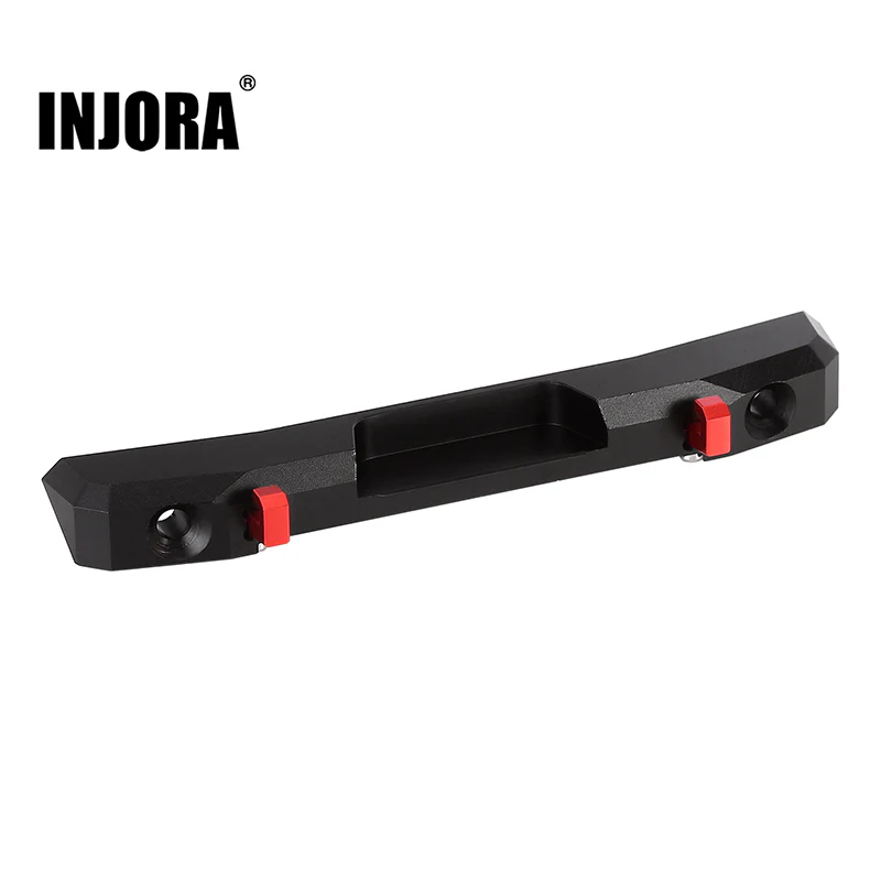 [Clearance Sale] INJORA CNC Aluminum Rear Bumper with Lights for SCX24 Jeep Wrangler JLU