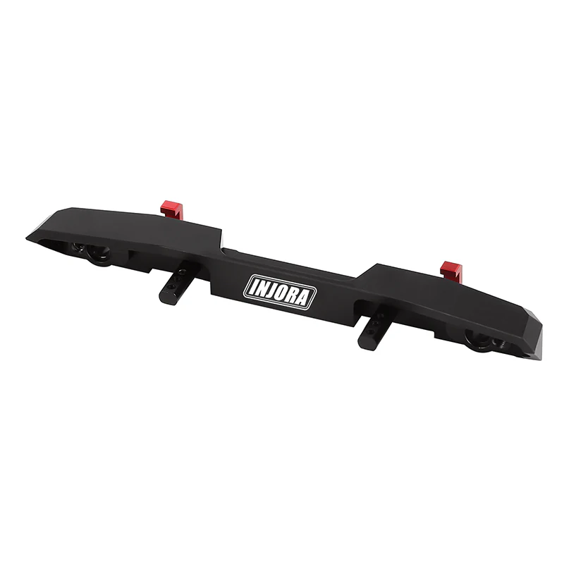 [Clearance Sale] INJORA CNC Aluminum Rear Bumper with Lights for SCX24 Jeep Wrangler JLU - Image 13