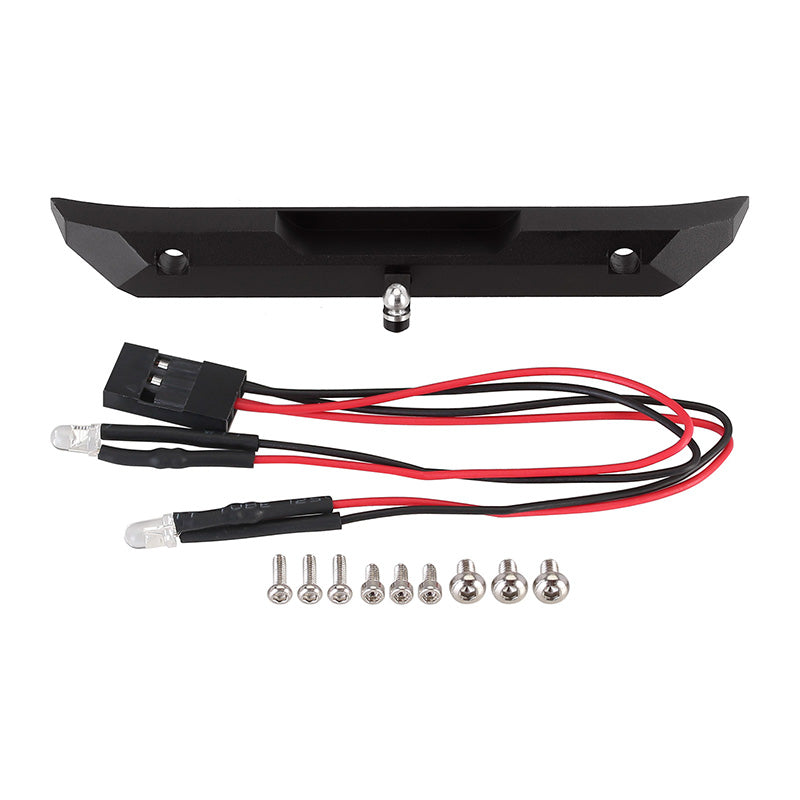 [Clearance Sale] INJORA CNC Aluminum Rear Bumper with Trailer Hitch for SCX24 Jeep Wrangler JLU - Image 13