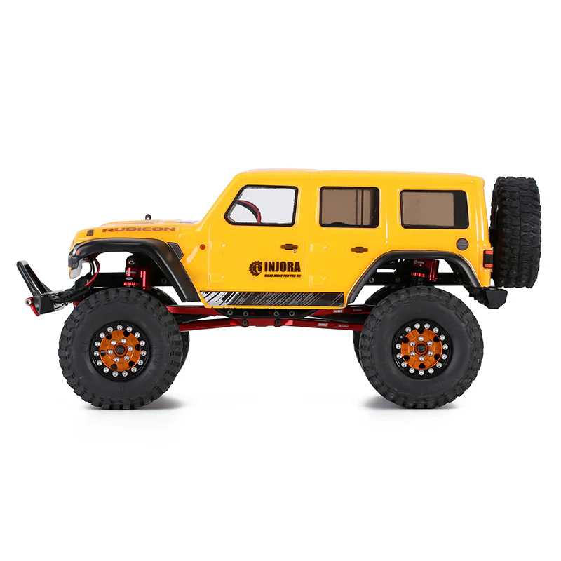 INJORA CNC Aluminum Spare Tire Carrier Wheel Mount for Axial SCX24 Jeep Wrangler - Image 11