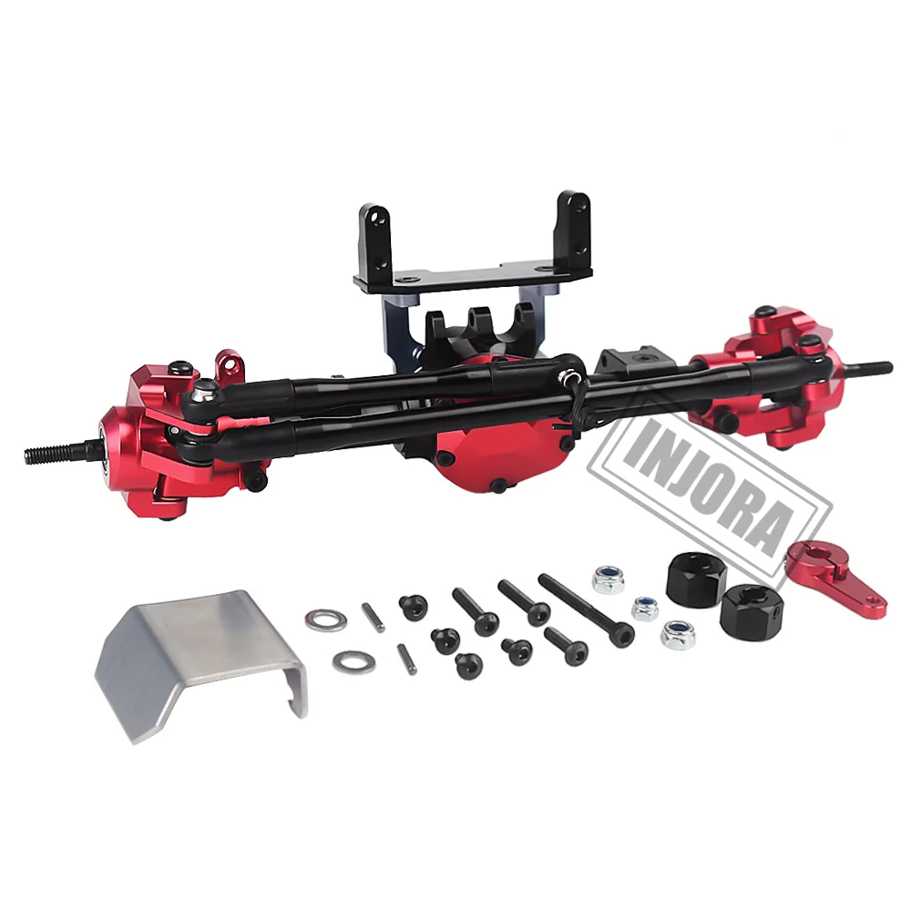 [Germany Clearance Deal]INJORA CNC Metal Front Axle with Protector for Axial SCX10 II 90046 (YQCQ-02)