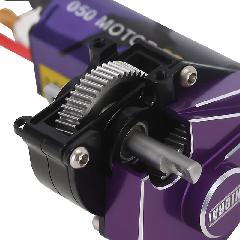 INJORA Complete Transmission with 050 Brushed Motor for 1/24 SCX24 - Image 6