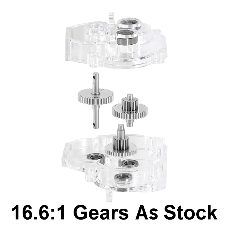 INJORA Complete Transmission with Acrylic Housing for 1/18 TRX4M - Image 2