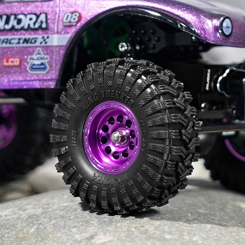 INJORA 0.7" D19 Aluminum Wheels for 1/30 SCX30 (W7008) - Image 5