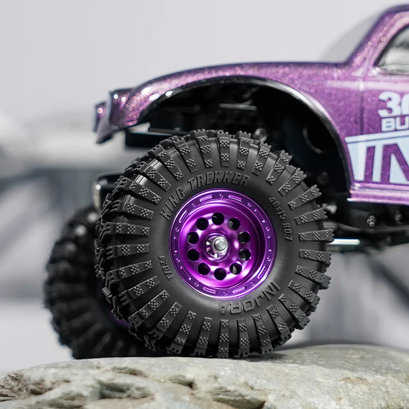 INJORA 0.7" D19 Aluminum Wheels for 1/30 SCX30 (W7008) - Image 6
