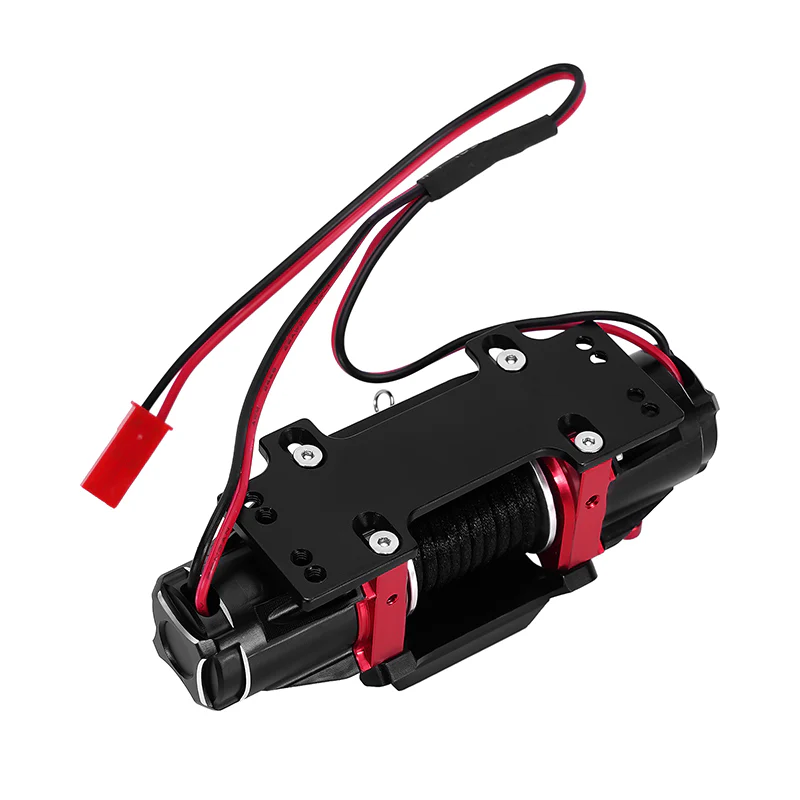 INJORA Dual Motor Winch with CH3 Control Line & Switch for 1/10 RC Crawler - Image 10