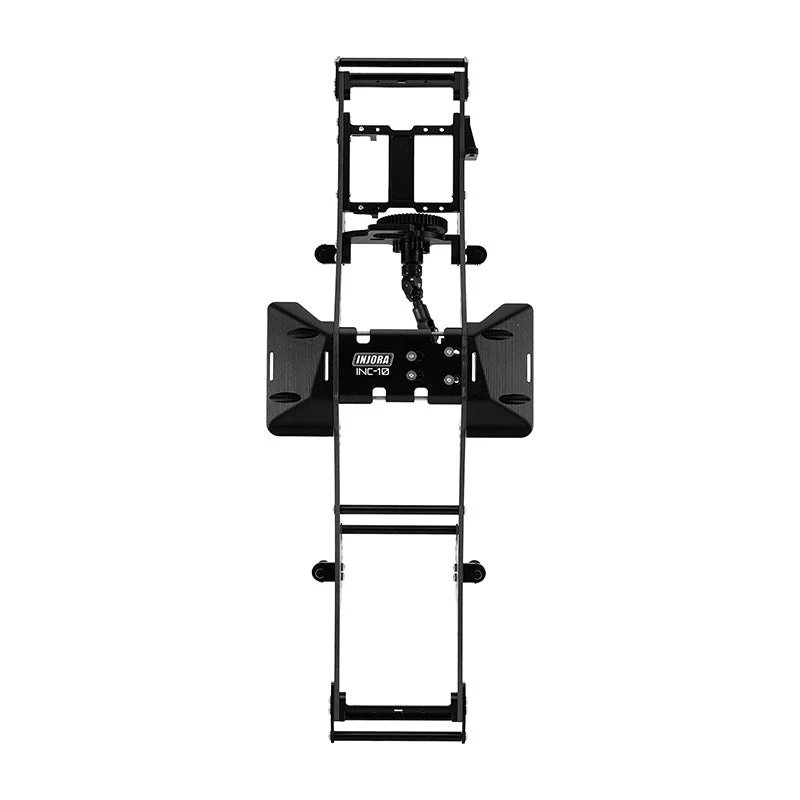 INJORA Front Mounted Transmission LCG Carbon Fiber Chassis Kit for 1/10 RC Crawlers (INC-10F) - Image 12