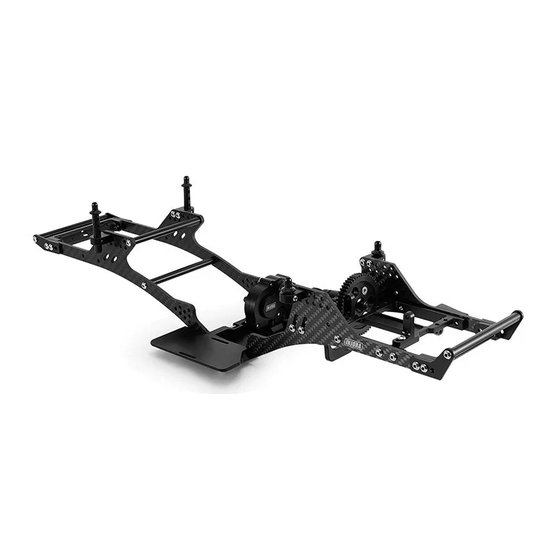 INJORA Front Mounted Transmission LCG Carbon Fiber Chassis Kit for 1/10 RC Crawlers (INC-10F) - Image 13
