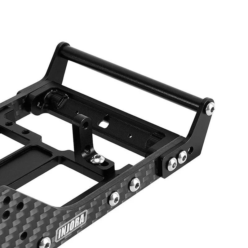 INJORA Front Mounted Transmission LCG Carbon Fiber Chassis Kit for 1/10 RC Crawlers (INC-10F) - Image 18
