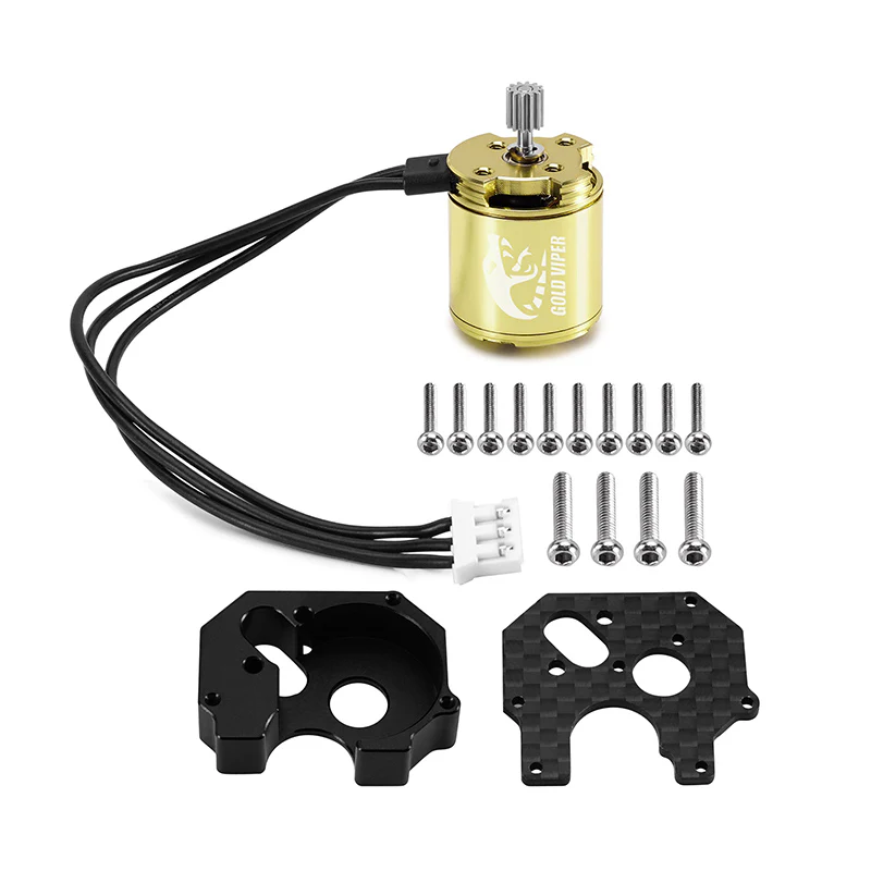 INJORA Gold Viper 1721 Brushless Motor 2800KV for 1/24 SCX24 - Image 4