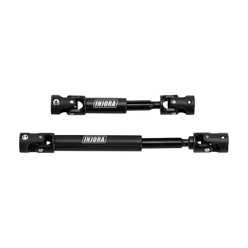 INJORA Hardened Steel Drive Shafts for 1/18 TRX4M High Trail K10 F150 (4M-84BK) - Image 6