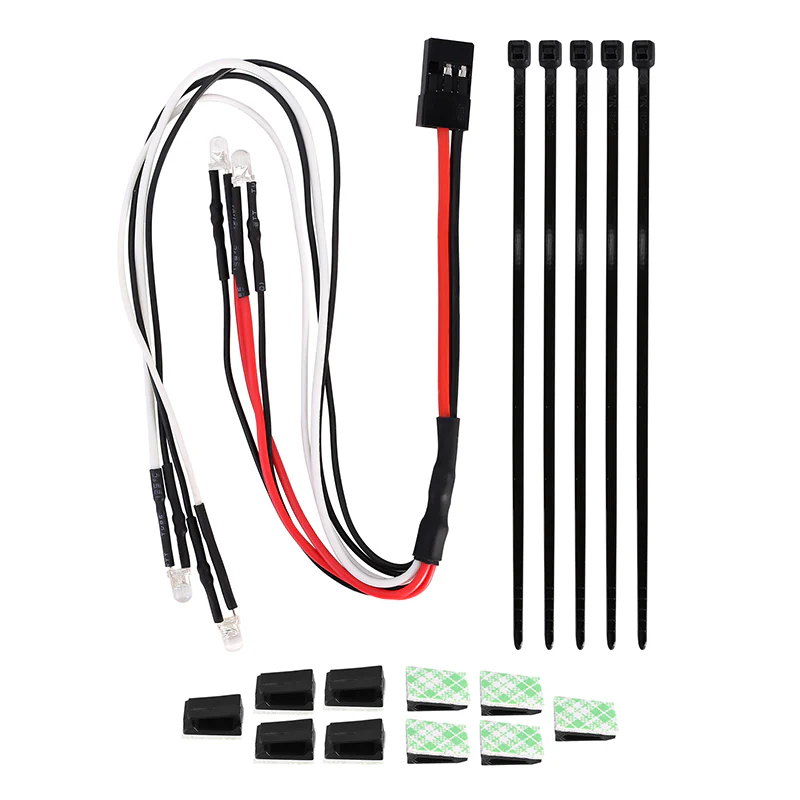 INJORA Headlights & Taillights LED Lights Kit for 1/18 TRX4M (4M-16) - Image 2