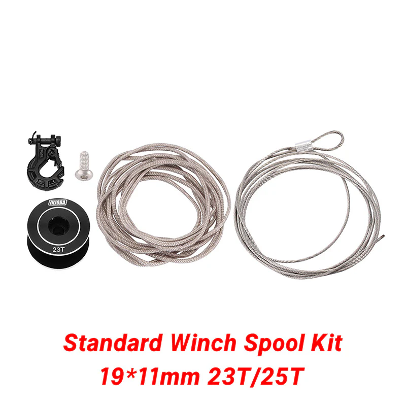 INJORA INJS022-360 22KG Low-Profile Brushed Servo Winch for 1/10 RC Crawler - Image 10