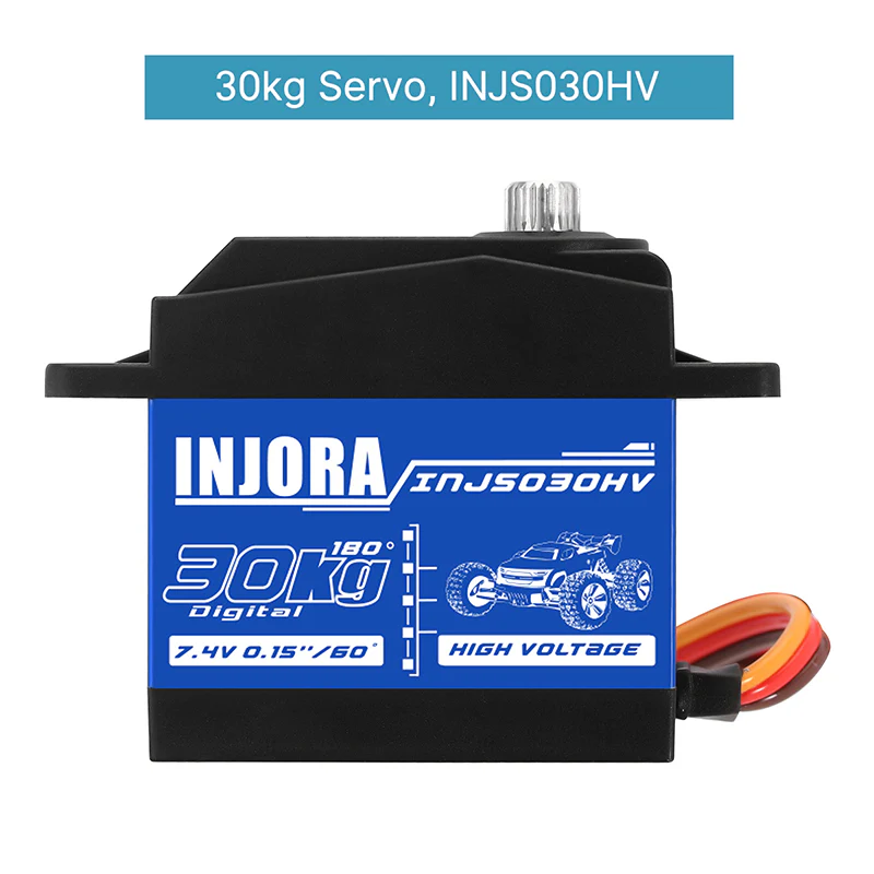 INJORA INJS030HV High Voltage Waterproof 30KG Digital Servo for 1/10 ARRMA KRATON - Image 6