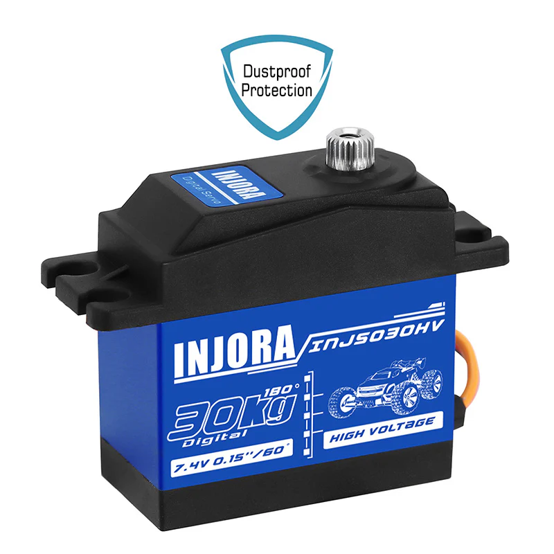 INJORA INJS030HV High Voltage Waterproof 30KG Digital Servo for 1/10 ARRMA KRATON - Image 8