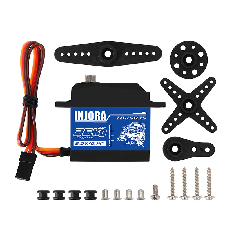 [US Warehouse] INJORA INJS035 35KG Large Torque Waterproof Metal Gear Digital Servo for RC Model - Image 6