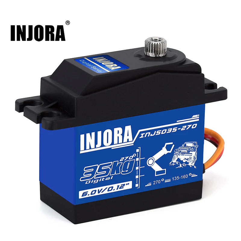 [US Warehouse] INJORA INJS035 35KG Large Torque Waterproof Metal Gear Digital Servo for RC Model - Image 8