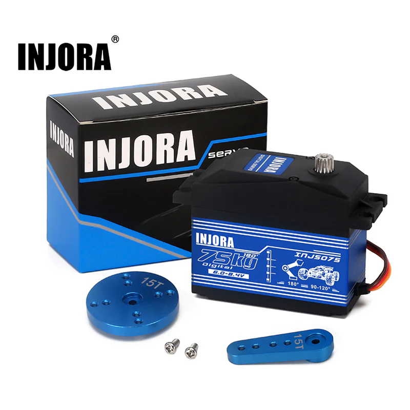 INJORA INJS075 75KG Super Torque Digital Servo for 1/5 RC Car BAJA RC Truck Parts