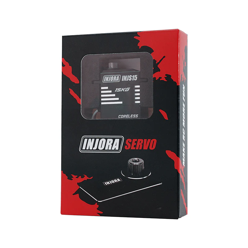 INJORA INJS15 Waterproof Coreless Servo with Mount & Horn for 1/18 TRX4M - Image 4