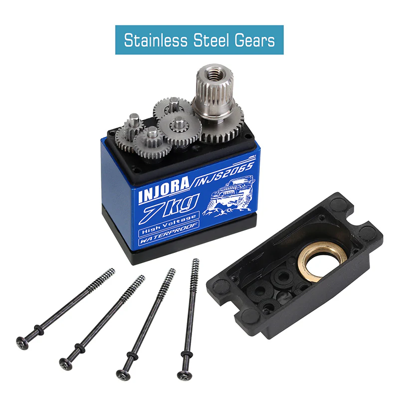 INJORA 7KG 2065 Digital Servo Waterproof High Voltage Sub Micro Shift Servo - Image 6