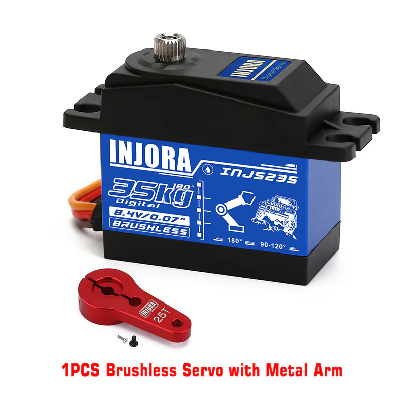 [US Warehouse] INJORA INJS235 35KG Waterproof Brushless Servo Large Torque Digital Servo - Image 10