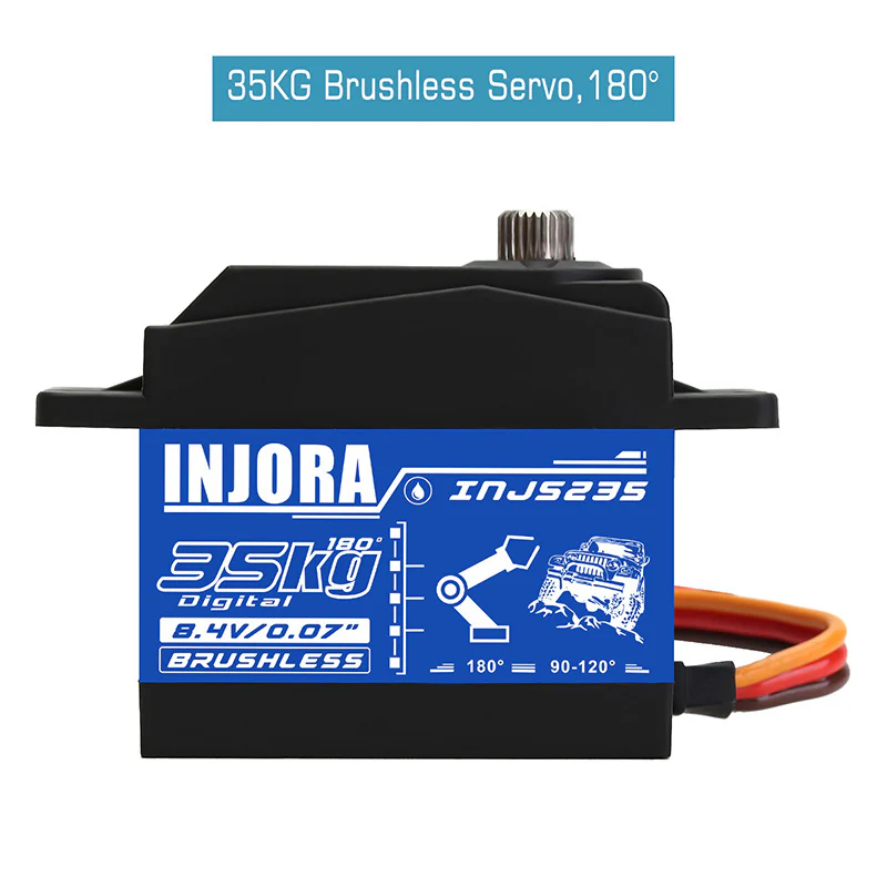 [US Warehouse] INJORA INJS235 35KG Waterproof Brushless Servo Large Torque Digital Servo - Image 8