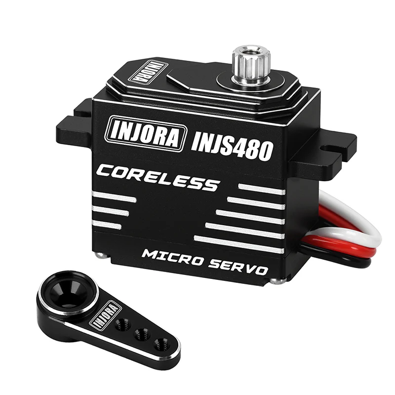 [Germany Clearance Deal] INJORA INJS480 Coreless Micro Servo with Horn for 1/24 Axial SCX24 - Image 2